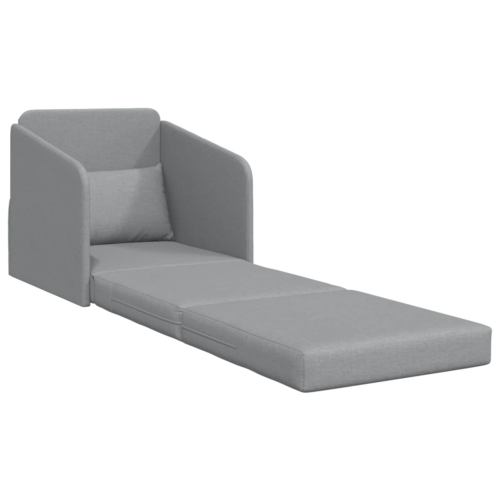 vidaXL Sofá-Cama Cinzento-claro 65 x 80 x 83 cm tecido