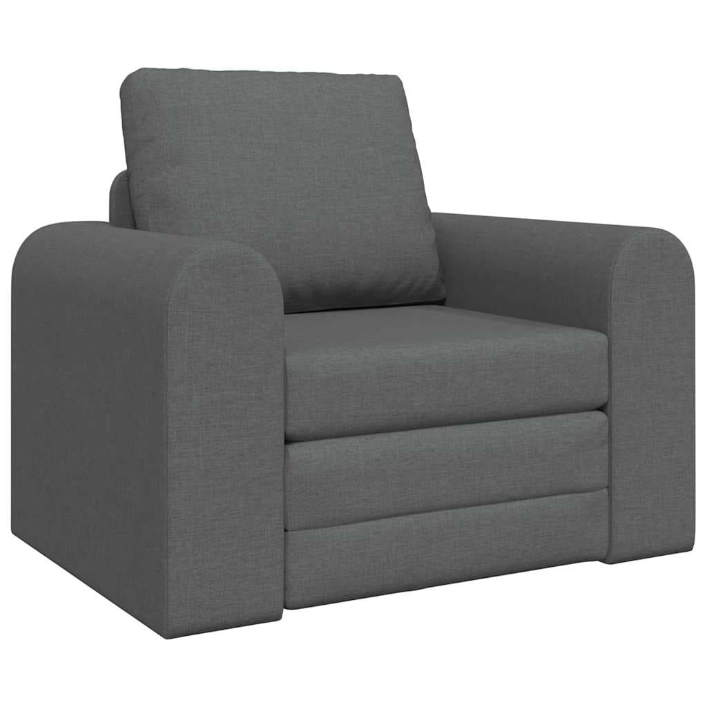 vidaXL Sofá-Cama Cinza Escuro 98 x 71 x 83 cm tecido