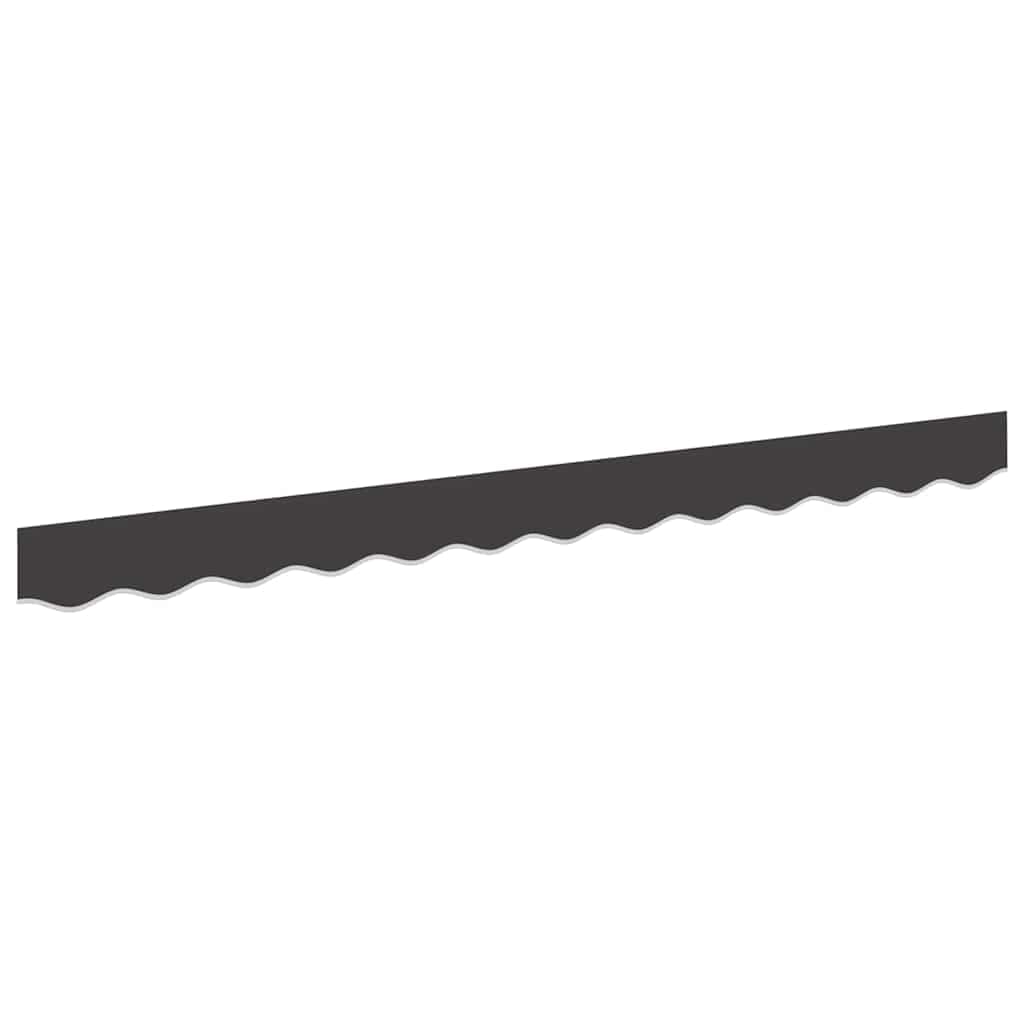 vidaXL Substituição de Valance de Toldo Listrado Antracite 2,5 m