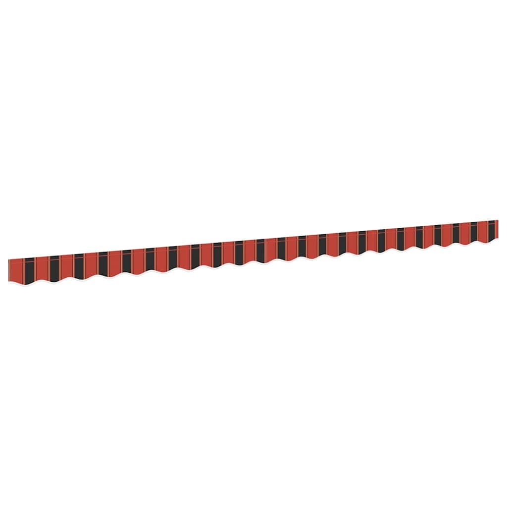 vidaXL Substituição de Valance de Toldo Laranja / Preto / Amarelo 4,5 m