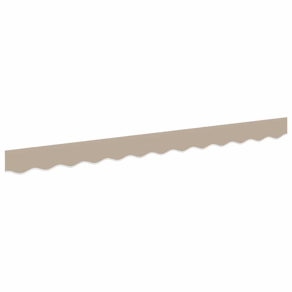 vidaXL Substituição de Valance de Toldo Bege 2,5 m Poliéster