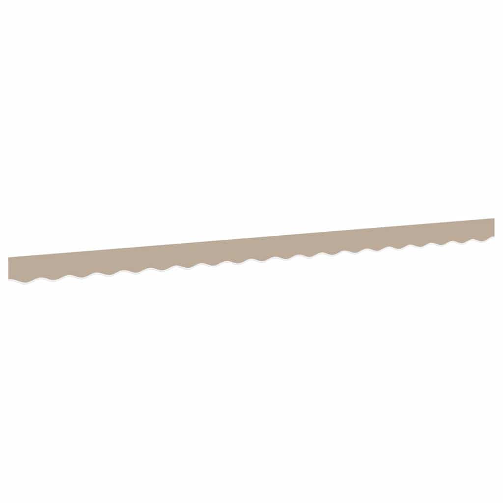vidaXL Substituição de Valance de Toldo Bege 4,5 m Poliéster