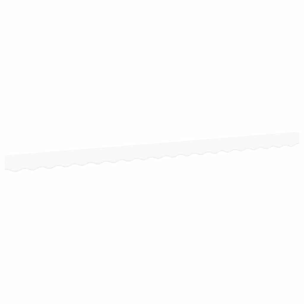 vidaXL Substituição de Valance de Toldo Branco 4,5 m Poliéster