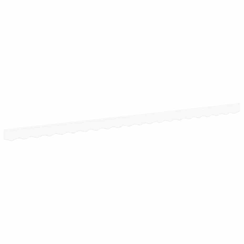 vidaXL Substituição de Valance de Toldo Branco 480 x 20 cm Poliéster