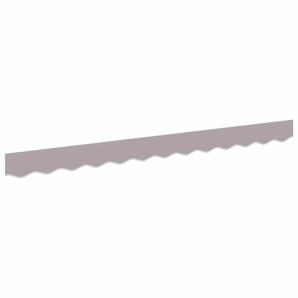 vidaXL Substituição de Valance de Toldo Cinzento-claro 3 m Poliéster