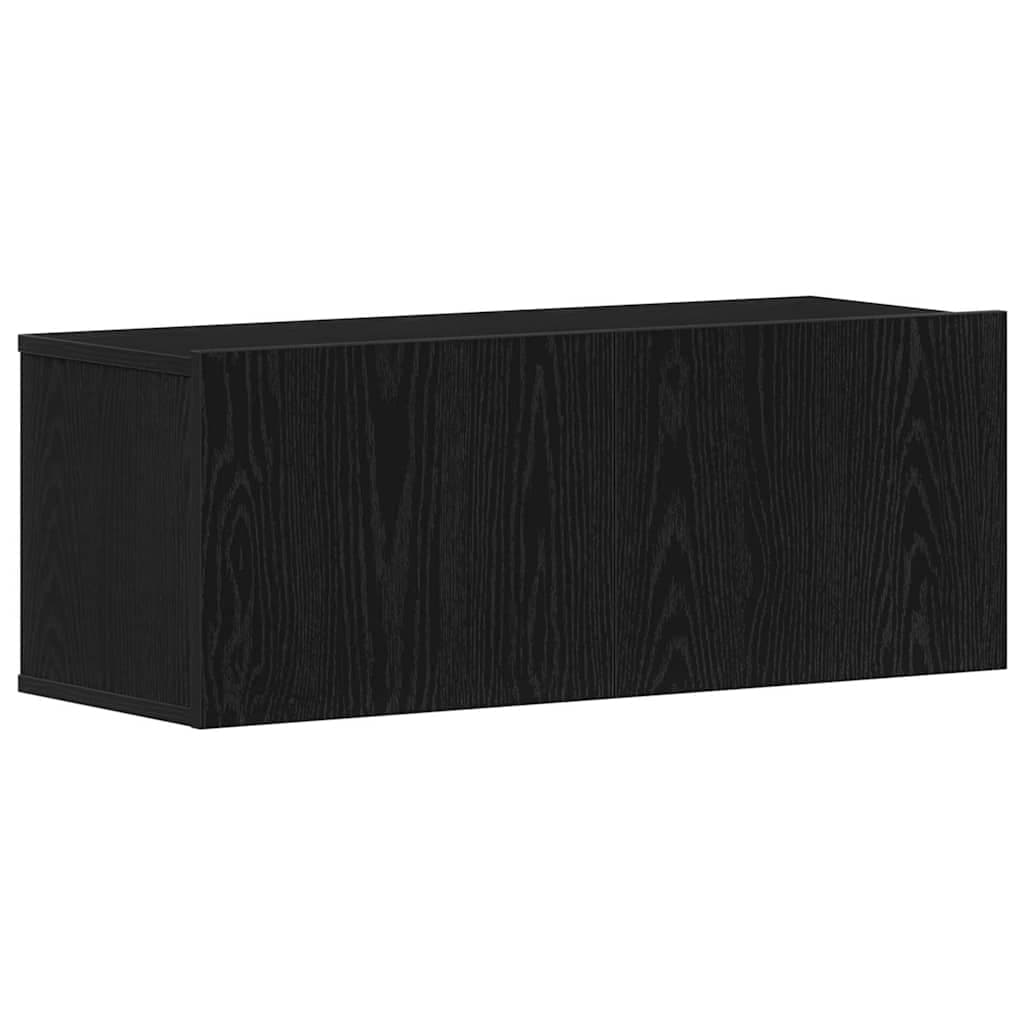 vidaXL Cabinets de TV Carvalho Negro Madeira Engenheirada - 2991755501