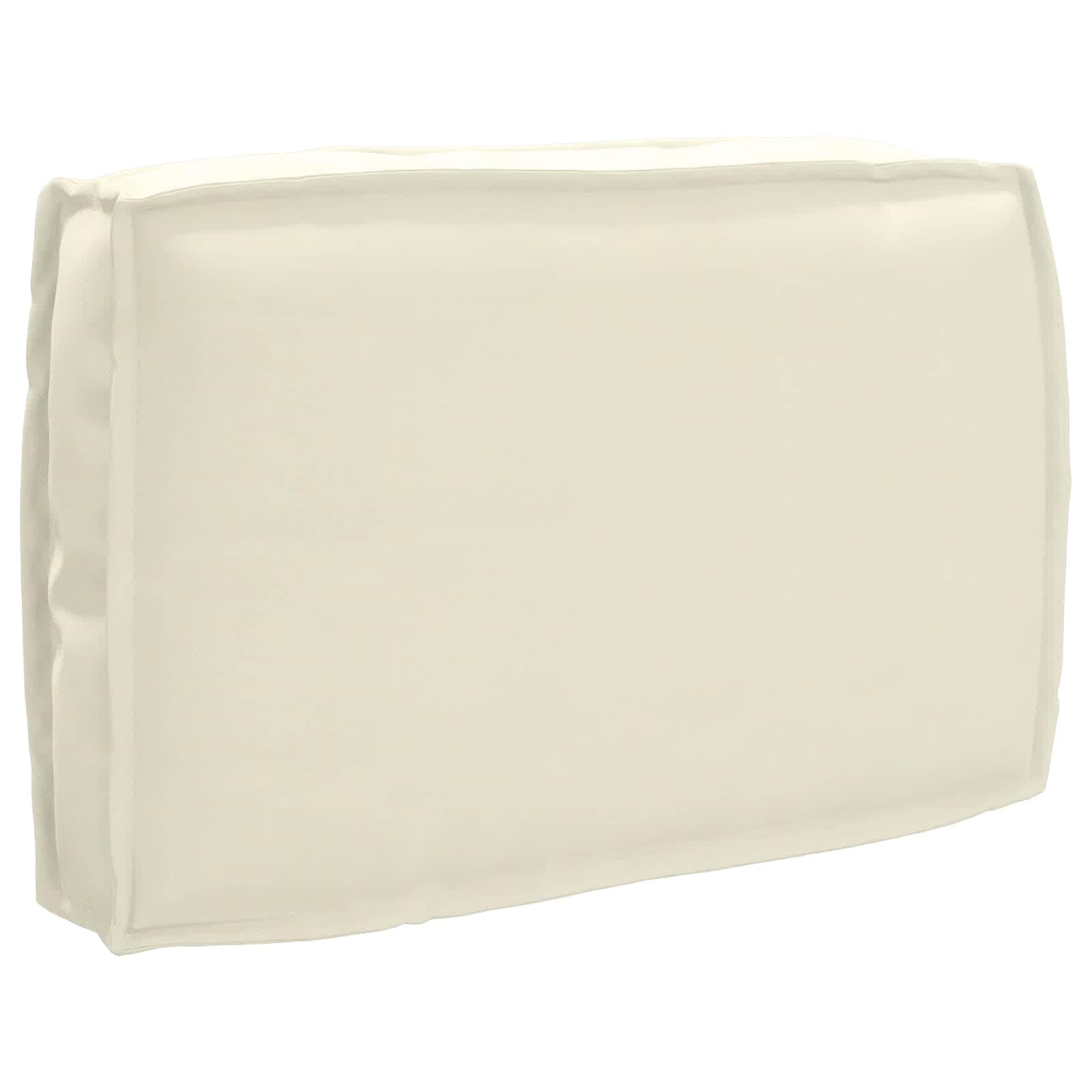 vidaXL Almofada Creme 60 x 40 x 12 cm Tecido Oxford