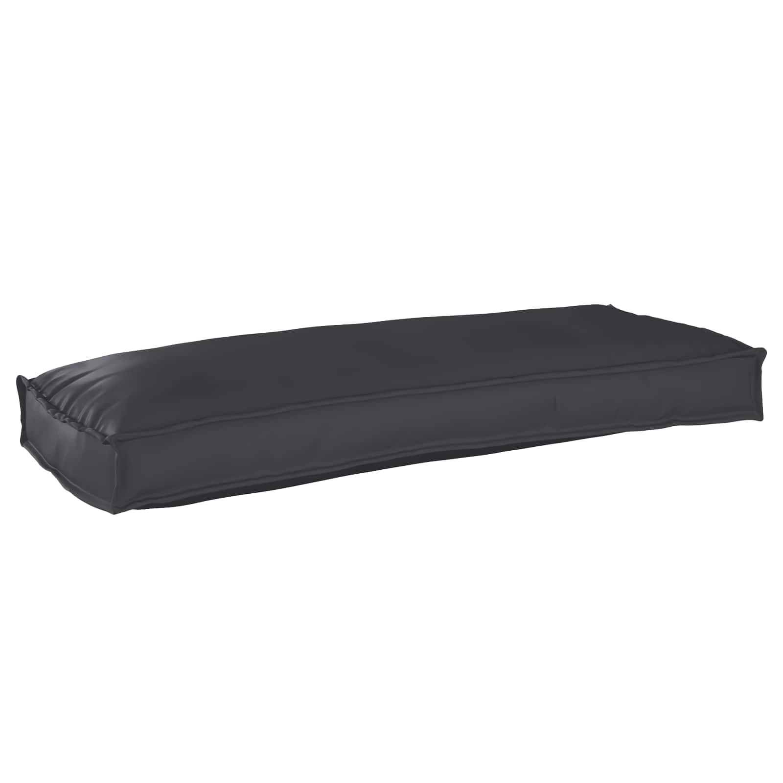 vidaXL Almofada Preto 100 x 40 x 8 cm Tecido Oxford
