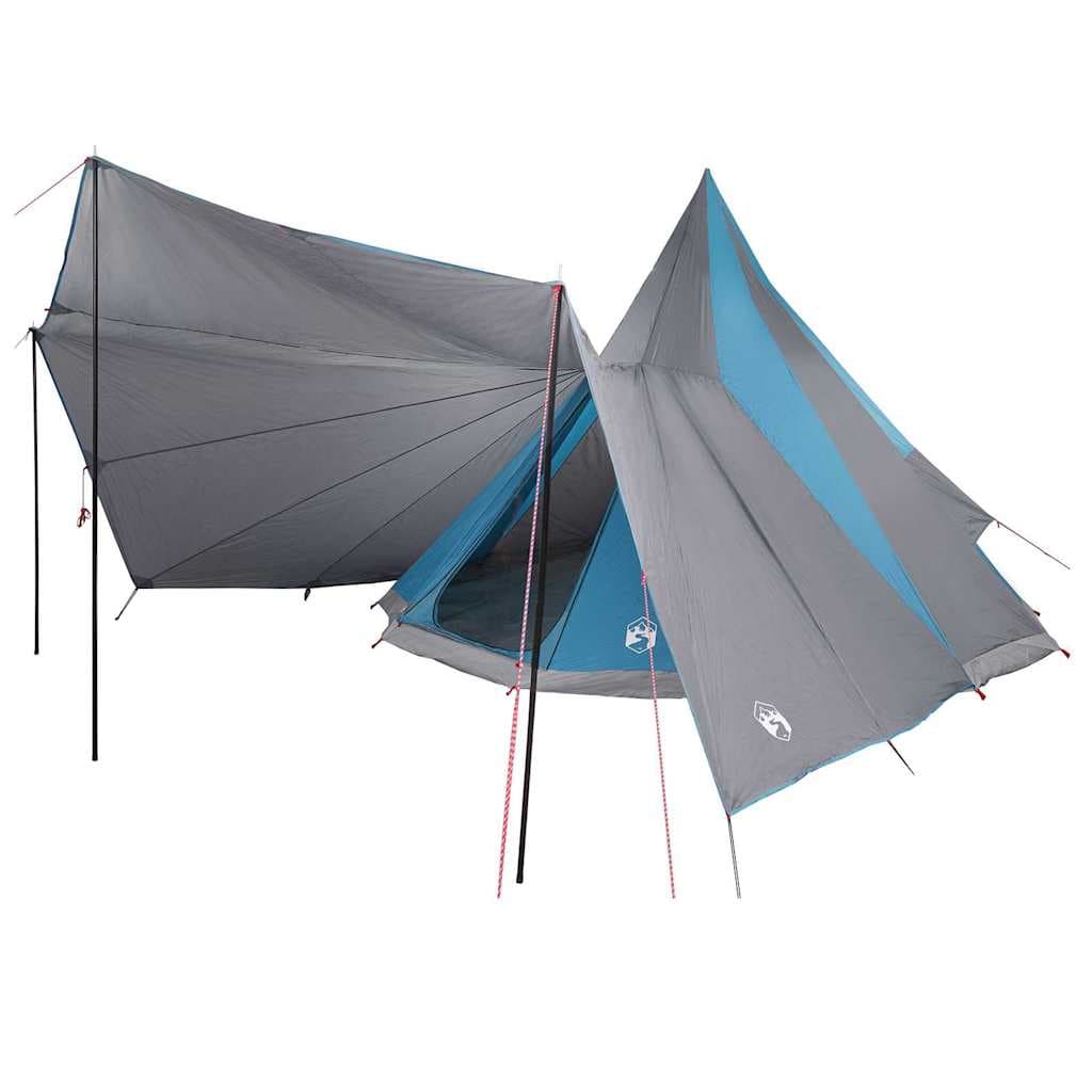 vidaXL Barraca Tipi com telhado Azul 510 x 690 x 330 cm tafetá