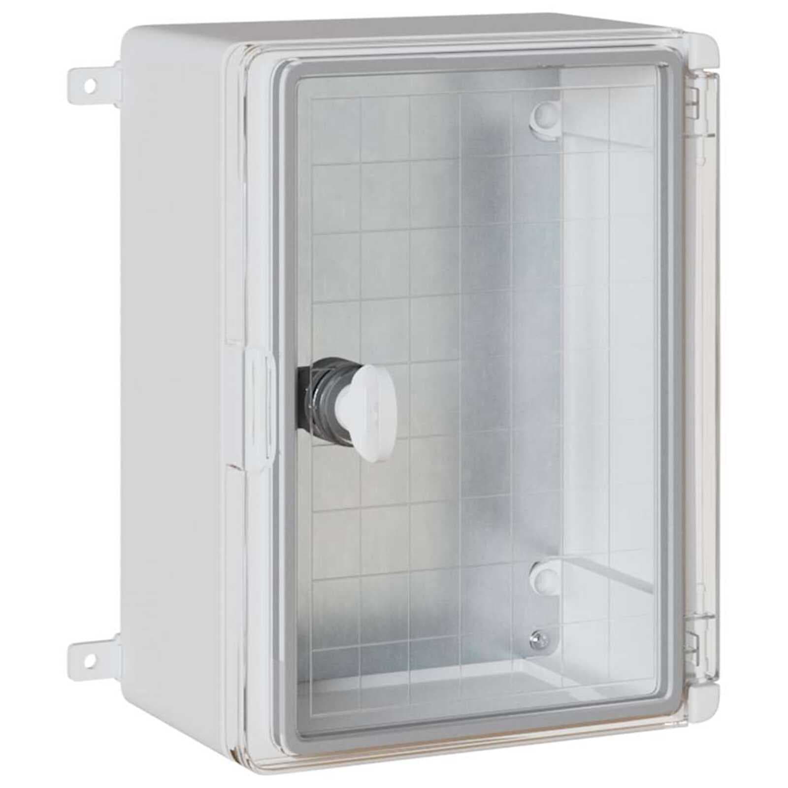 vidaXL Armário de Controle Cinzeto 28 x 13 x 28 cm Plástico ABS