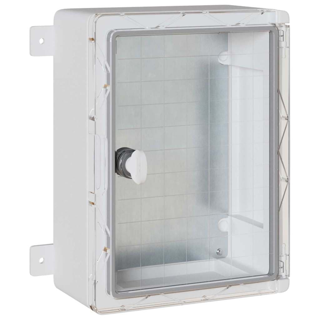 vidaXL Armário de Controle Cinzeto 32 x 15 x 35 cm Plástico ABS