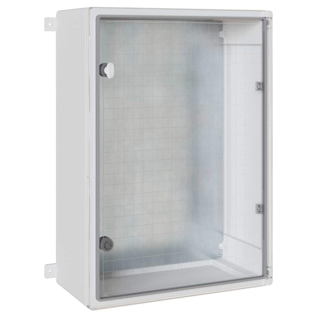 vidaXL Armário de Controle Cinzeto 57 x 24,5 x 70 cm Plástico ABS