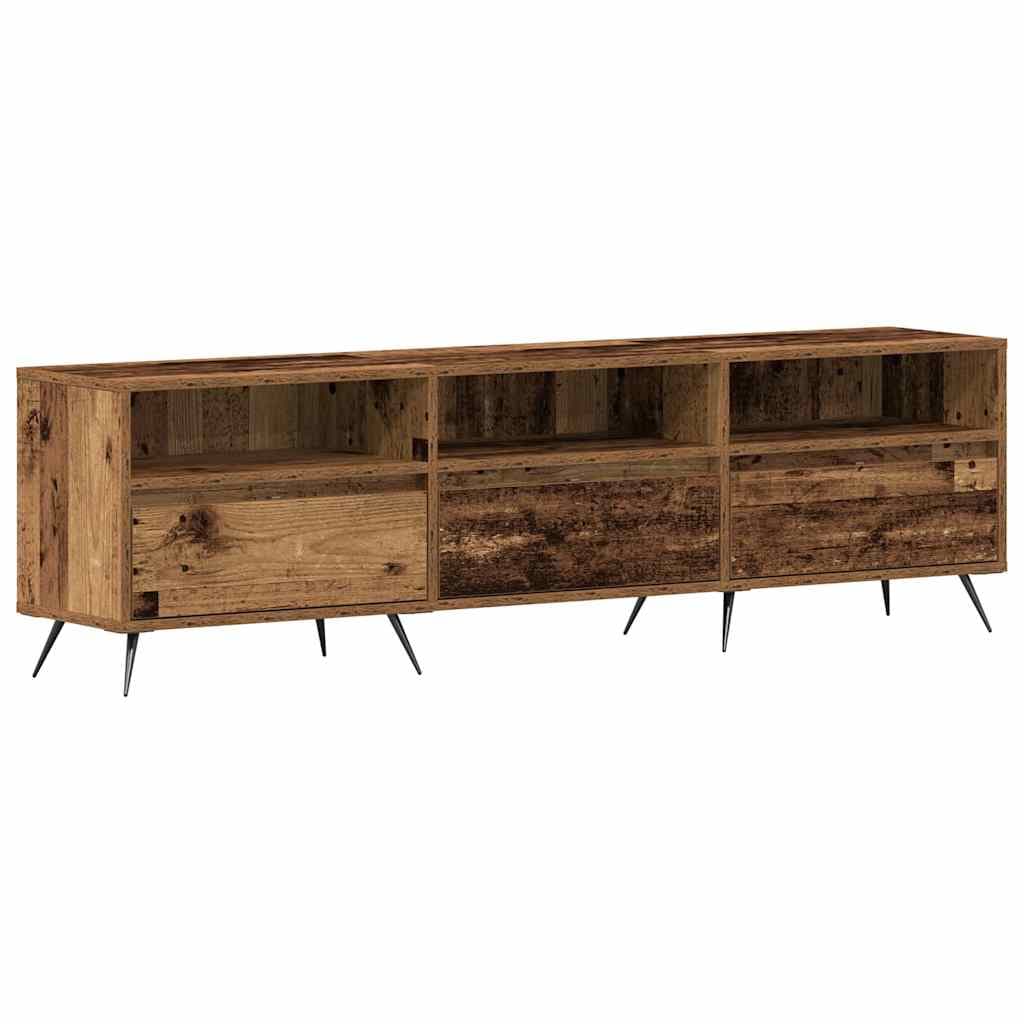 vidaXL Gabinete para TV Madeira antiga 150 x 30 x 44,5 cm