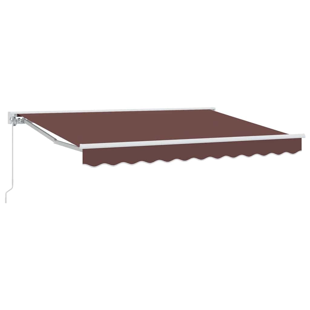 vidaXL Estrutura de Toldo Castanho 250 x 200 cm