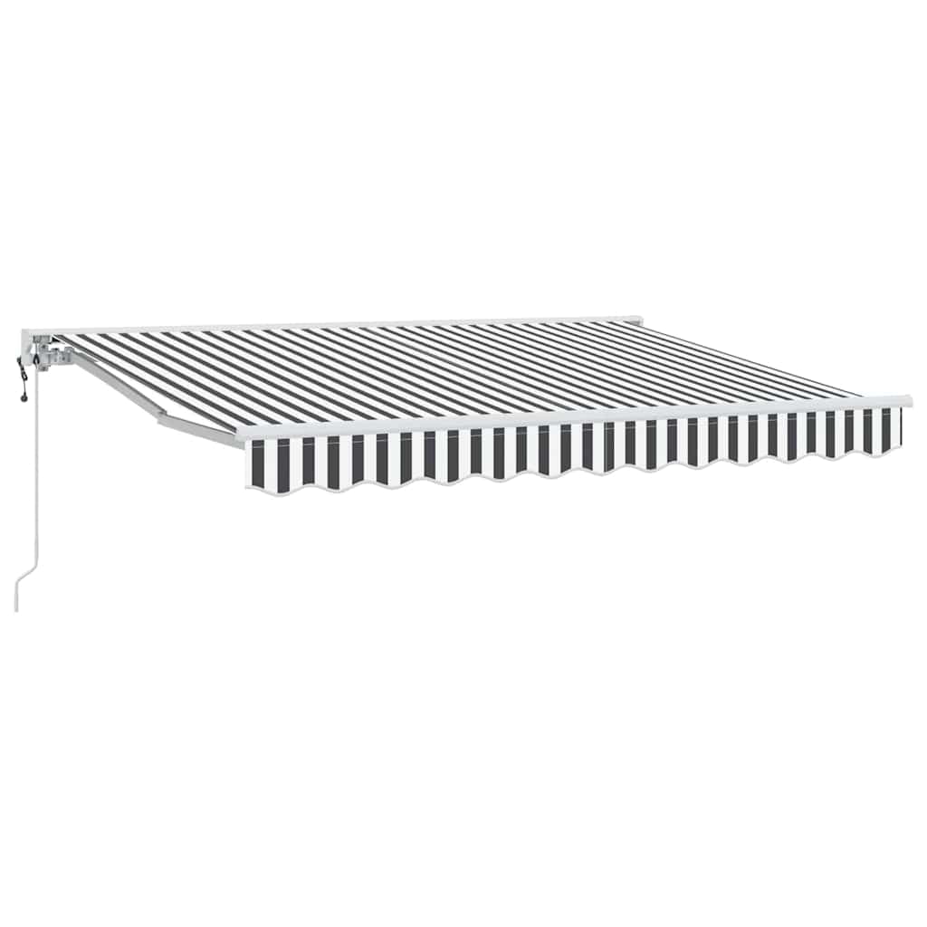 vidaXL Estrutura de Toldo Antracite e Branco 250 X 200 cm - 4021394658