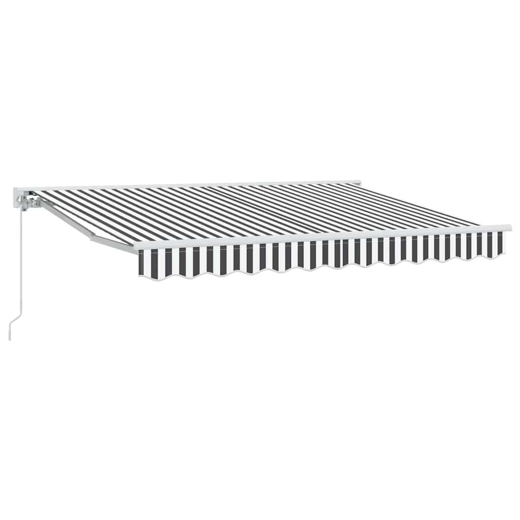 vidaXL Estrutura de Toldo Antracite e Branco 300 x 200 cm