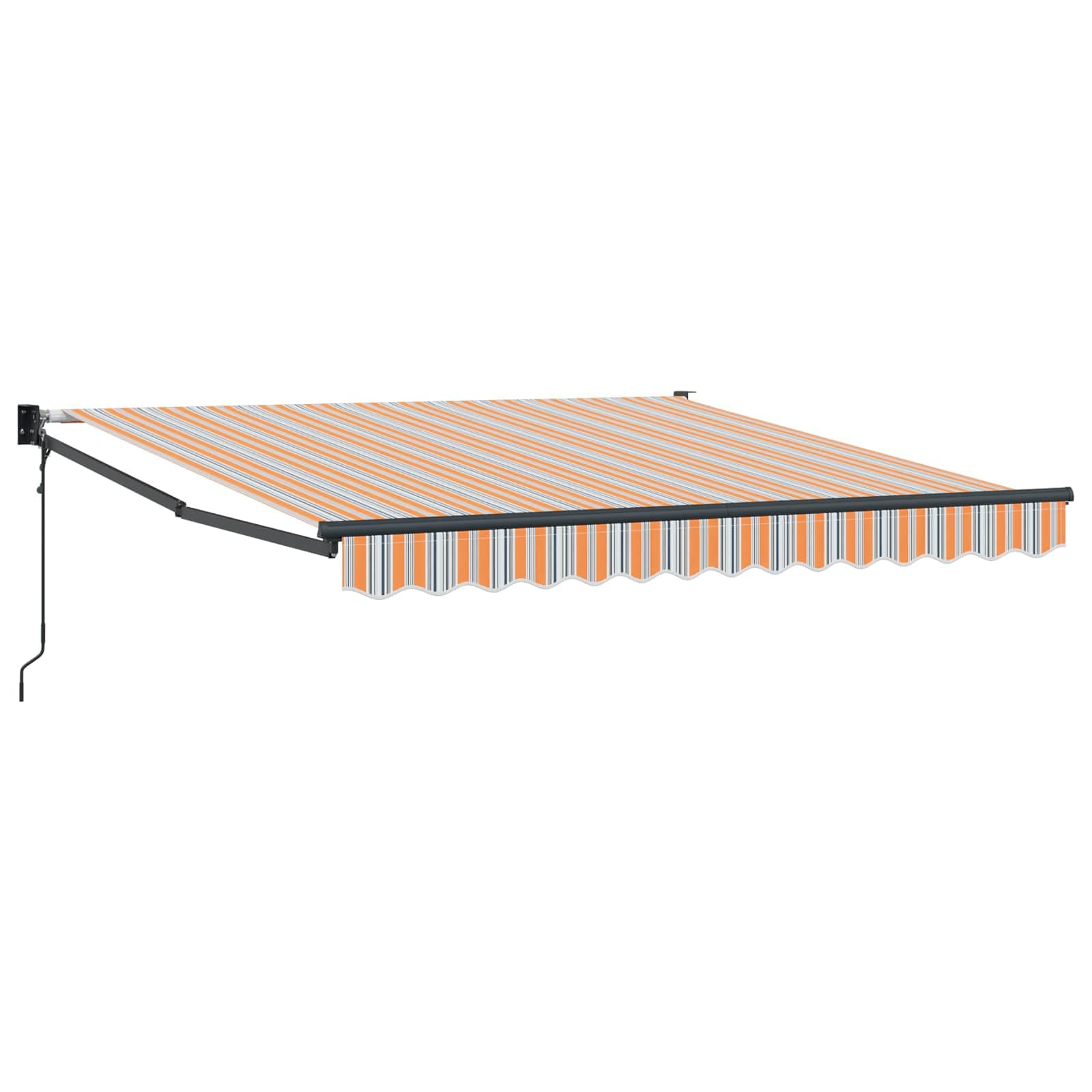 vidaXL Toldo Retrátil Multicolor 300 x 250 cm Poliéster e Alumínio