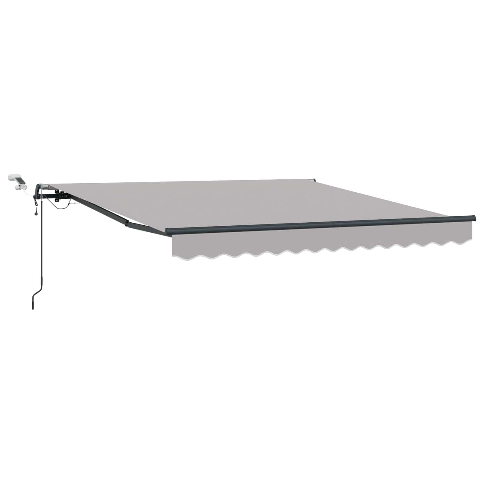 vidaXL Tecido de Toldos com Cinzento-claro 300 x 250 cm Poliéster