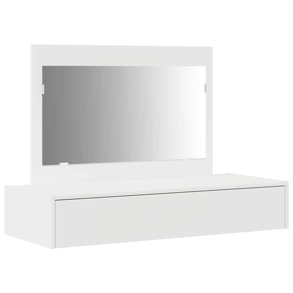 vidaXL Mesa de vestir Branco 100 x 40 x 70 cm Madeira processada