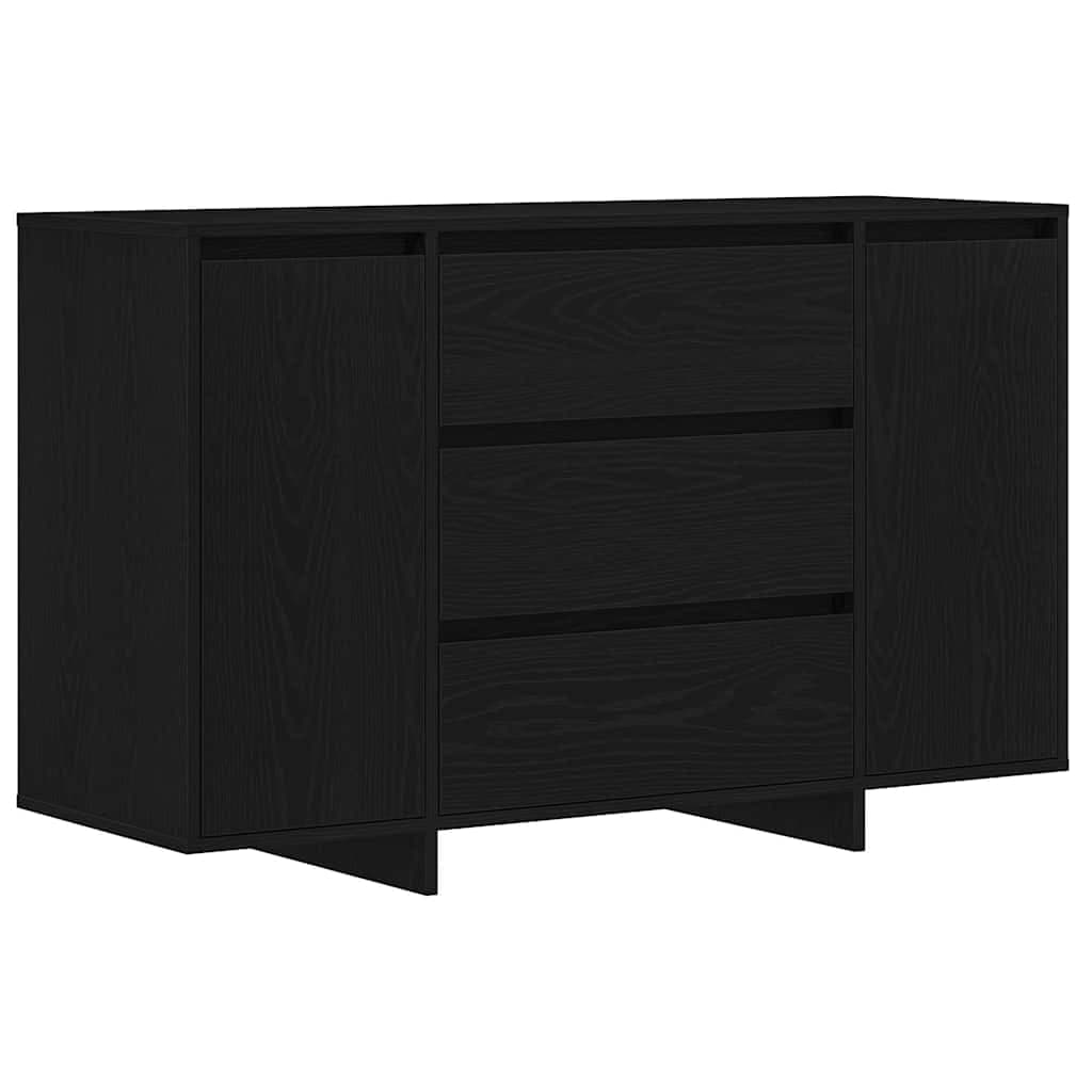 vidaXL Buffet Carvalho Preto 120 x 41 x 75 cm Madeira processada