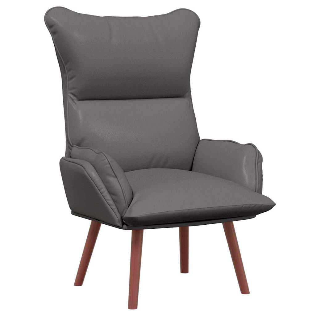 vidaXL poltrona Cinzeto 69 x 74 x 93 cm Couro Artificial