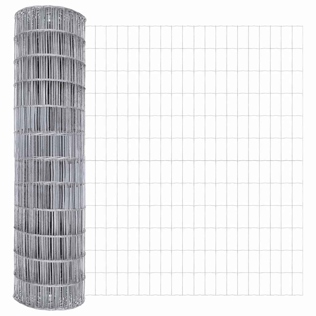 vidaXL Cerca Euro 1,6 x 10 m Ferro revestido de PVC