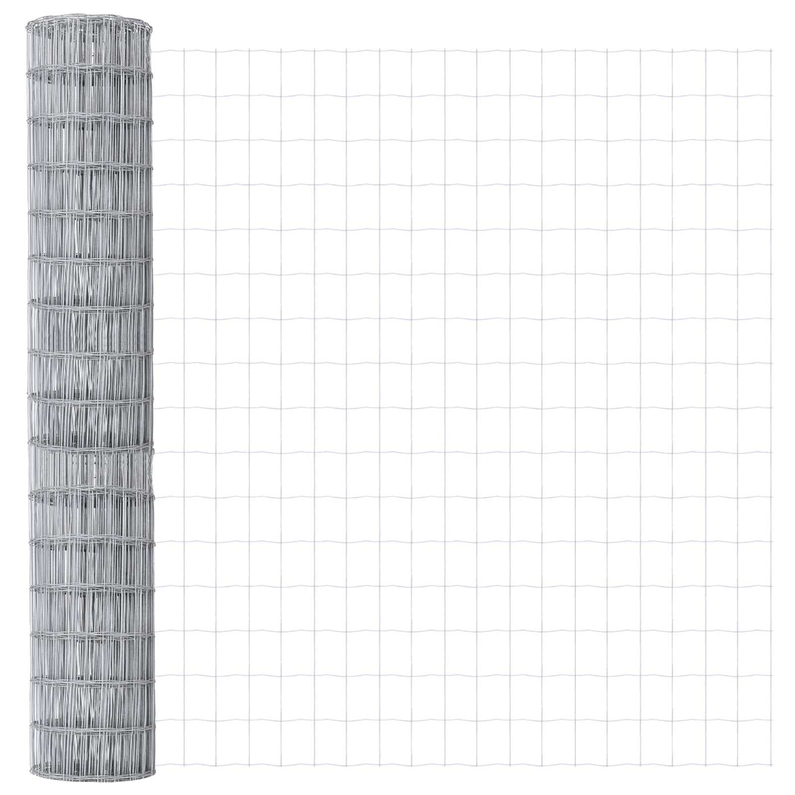 vidaXL Cerca Euro 1,6 x 10 m Ferro revestido de PVC