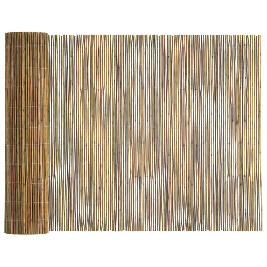 vidaXL Cerca de Bambu Natural 500 x 150 cm Bambu