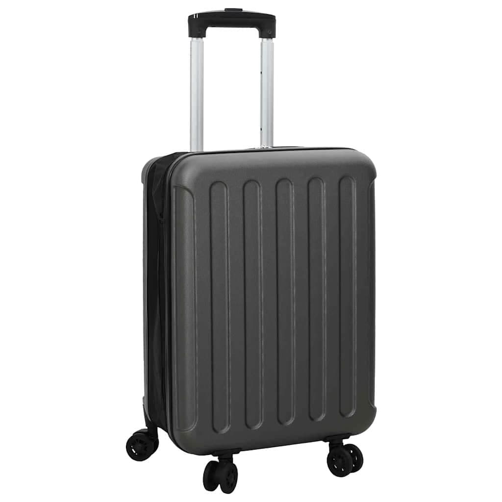 vidaXL Mala Cinzento escuro 34 x 23 x 55.5 cm Plástico ABS