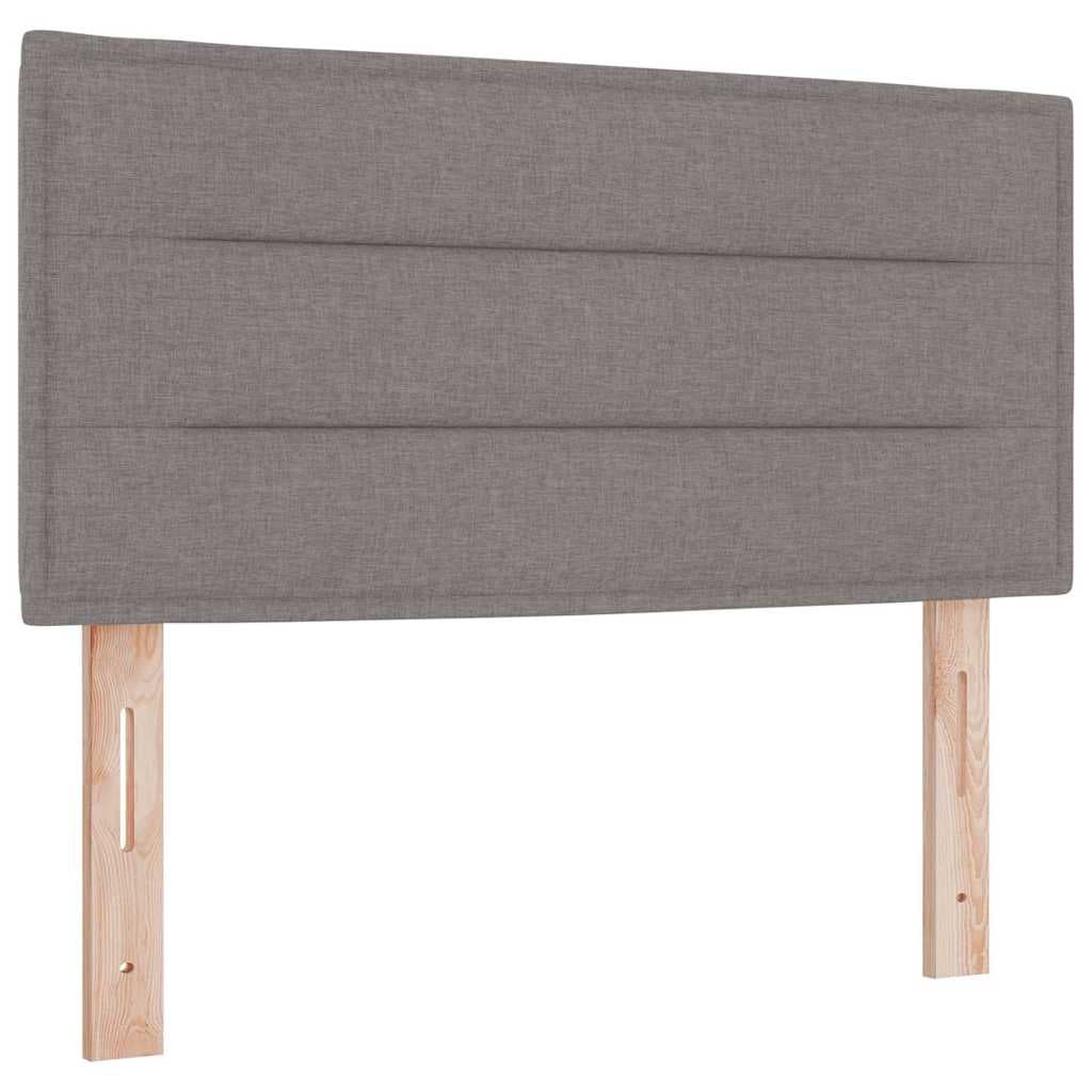 vidaXL Cabeceira Cinzento-acastanhado 80 cm tecido