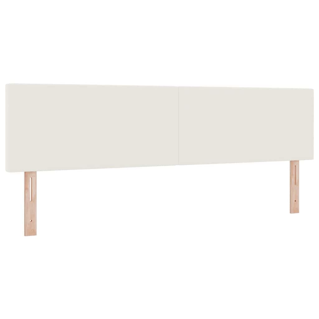 vidaXL Cabeceira Creme 180 cm Tecido de Veludo Cotele