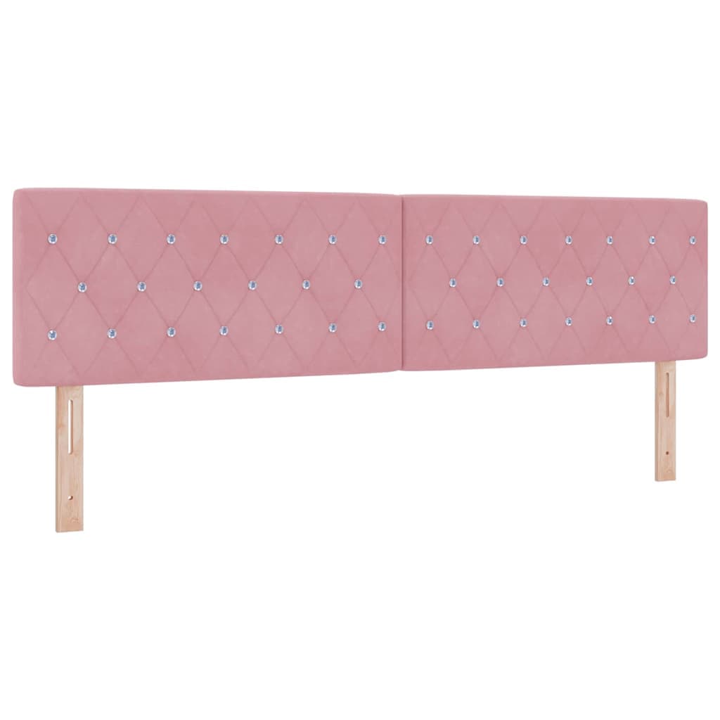 vidaXL Cabeceira Rosa 180 cm Veludo