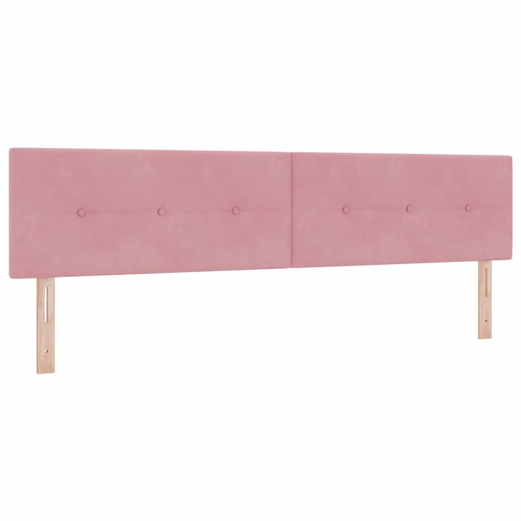vidaXL Cabeceira Rosa 200 cm Veludo