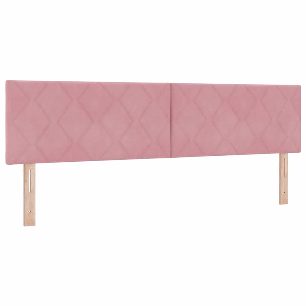 vidaXL Cabeceira Rosa 180 cm Veludo