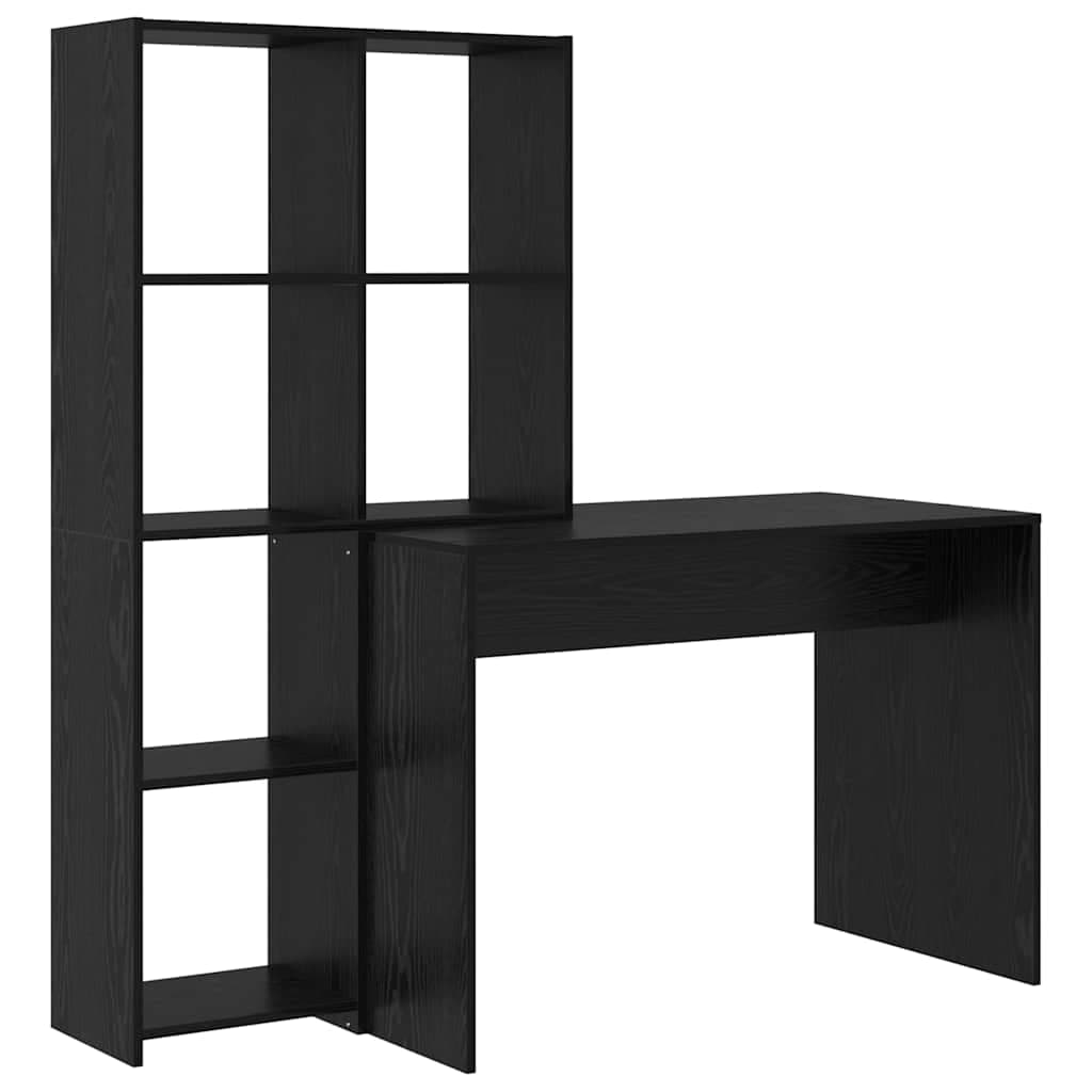 vidaXL Mesa Carvalho Preto 138,5 x 55 x 143 cm Madeira processada