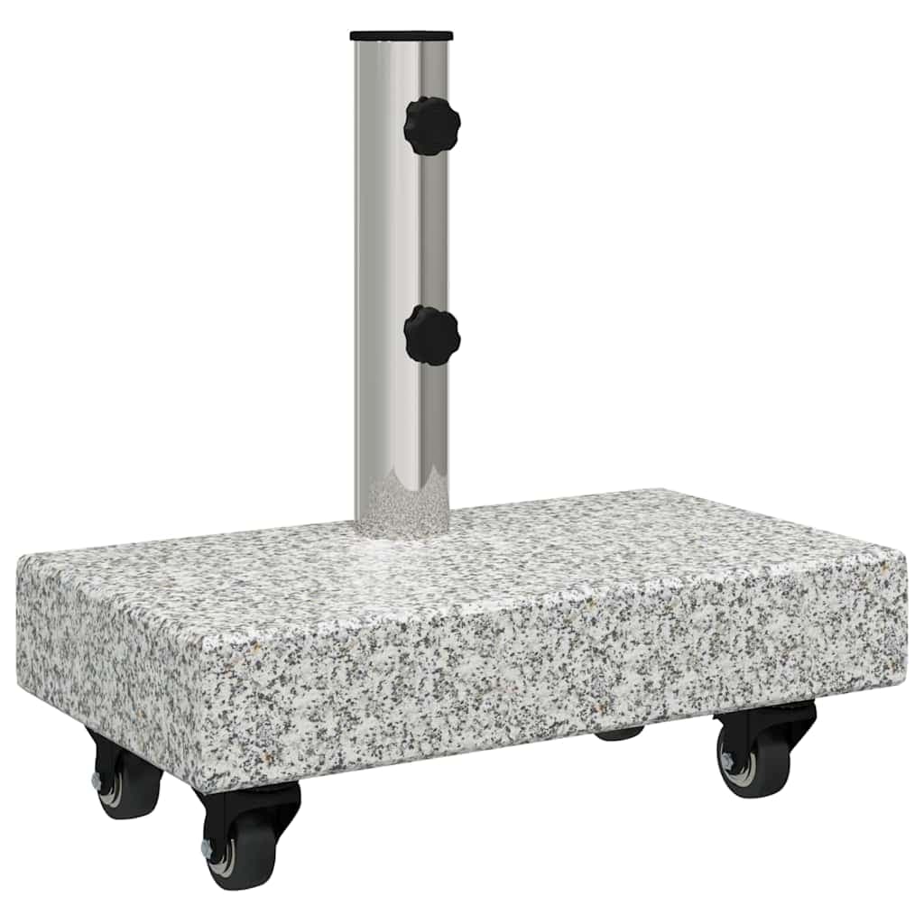 vidaXL Base para chapéu de sol Cinza 45 x 25 x 45 cm Granito