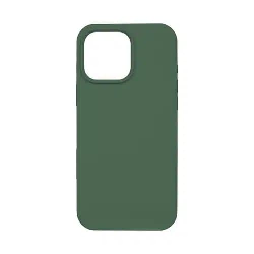 Rixus Capa TPU para Telemóvel iPhone 16 Pro Max com MagSafe – Verde Escuro