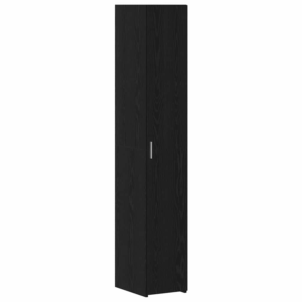 vidaXL Buffê 2 pcs Carvalho Preto 30 x 42,5 x 185 cm