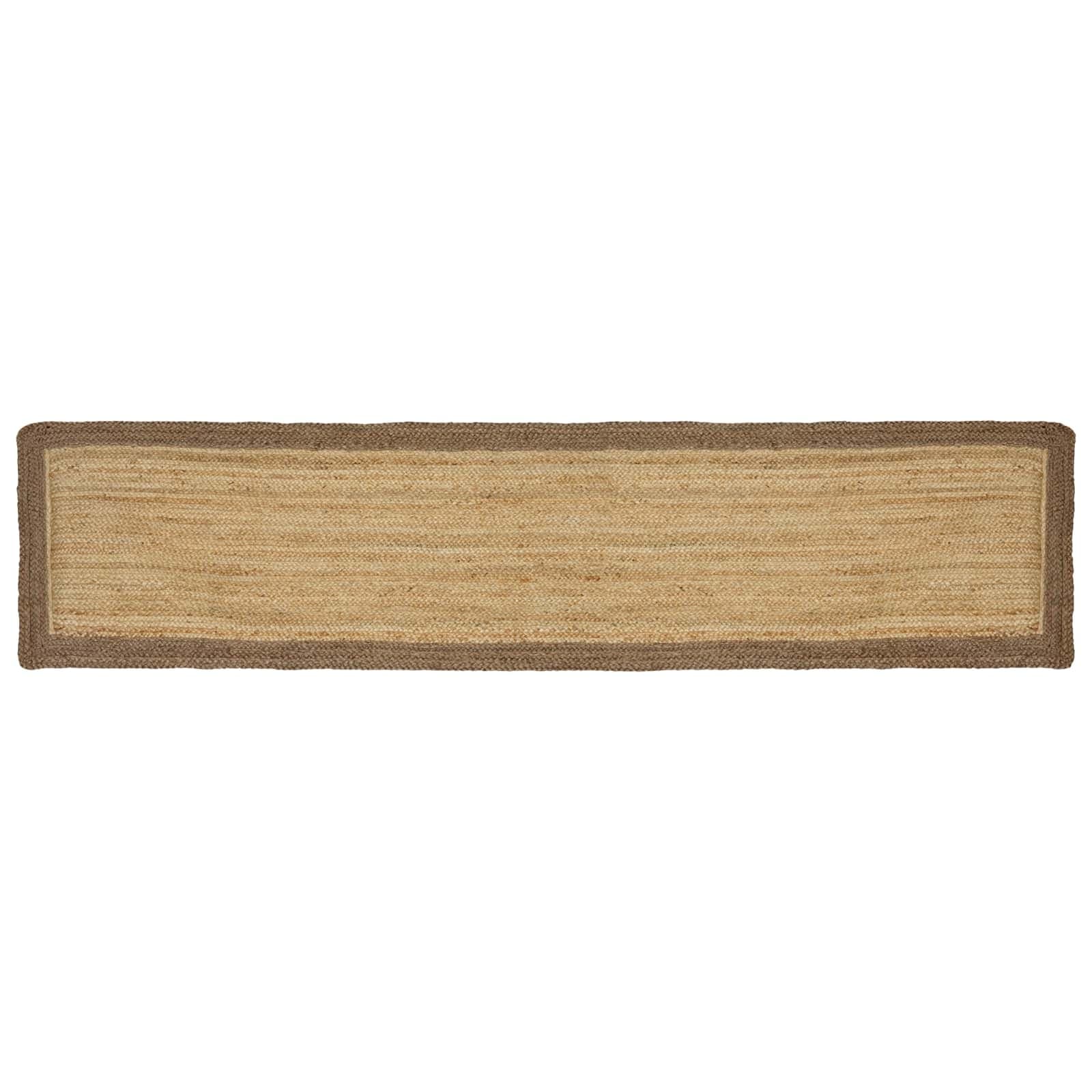 vidaXL Tapetes de área Cinzento 60 x 250 cm Juta