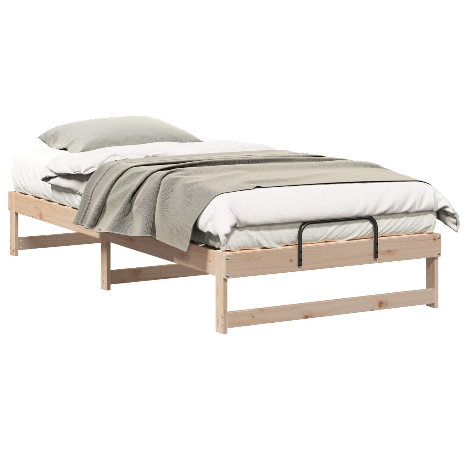 vidaXL Estrutura da Cama Castanho 100 x 200 cm