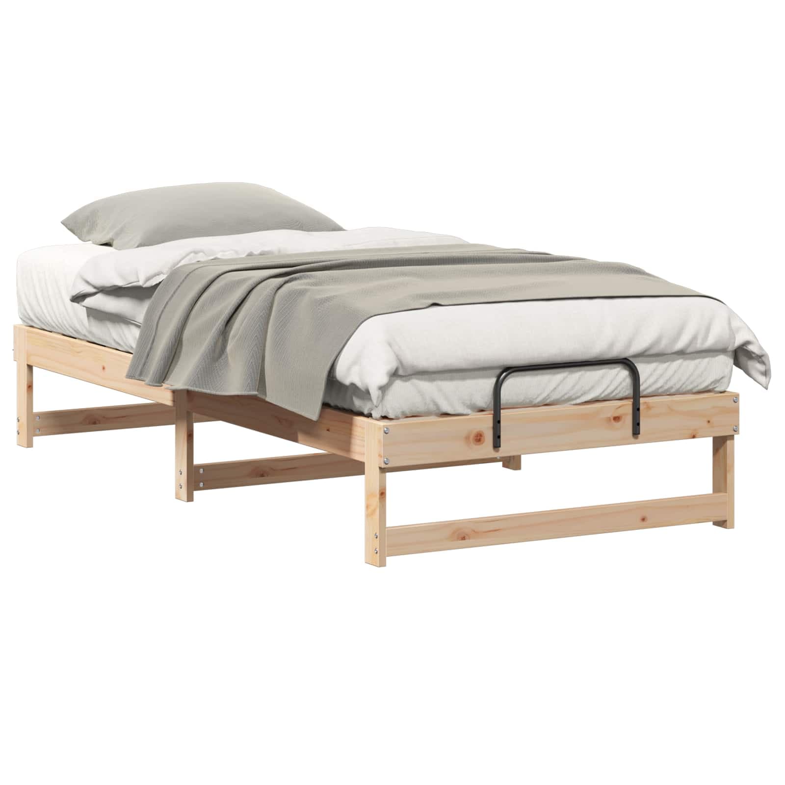 vidaXL Estrutura da Cama Castanho 75 x 190 cm