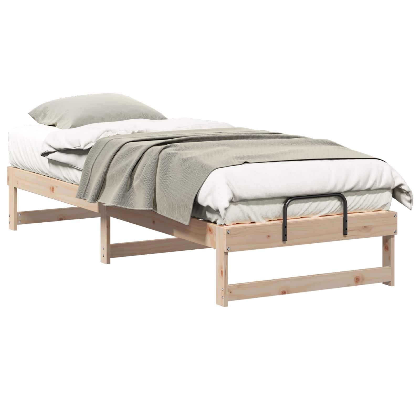 vidaXL Estrutura da Cama Castanho 90 x 210 cm