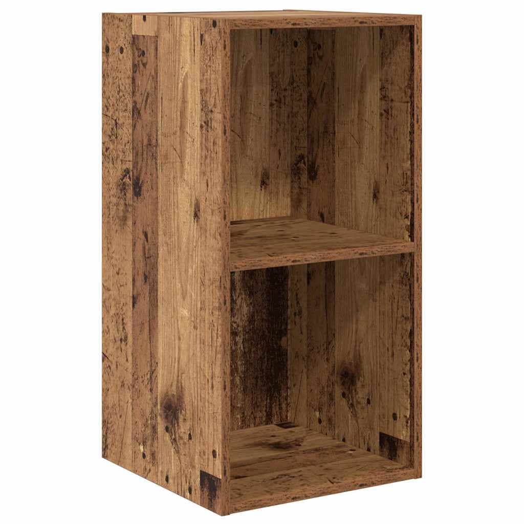 vidaXL Conjunto de Móvel de TV Madeira Antiga 37 x 37 x 72 cm - 1976310000