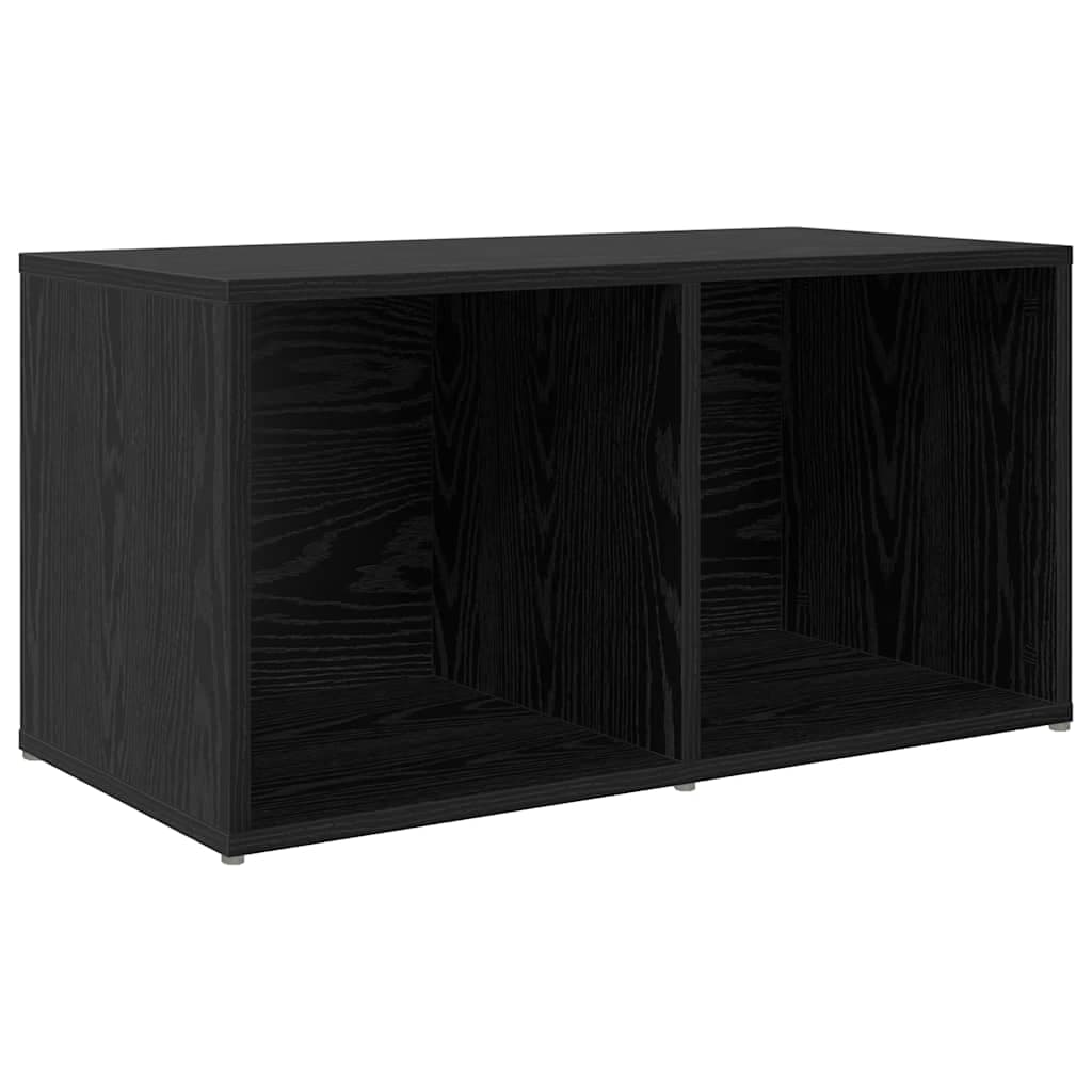 vidaXL Conjunto de Móvel de TV Montado Na Parede Preto 72 x 35 x 37 cm - 2516470211