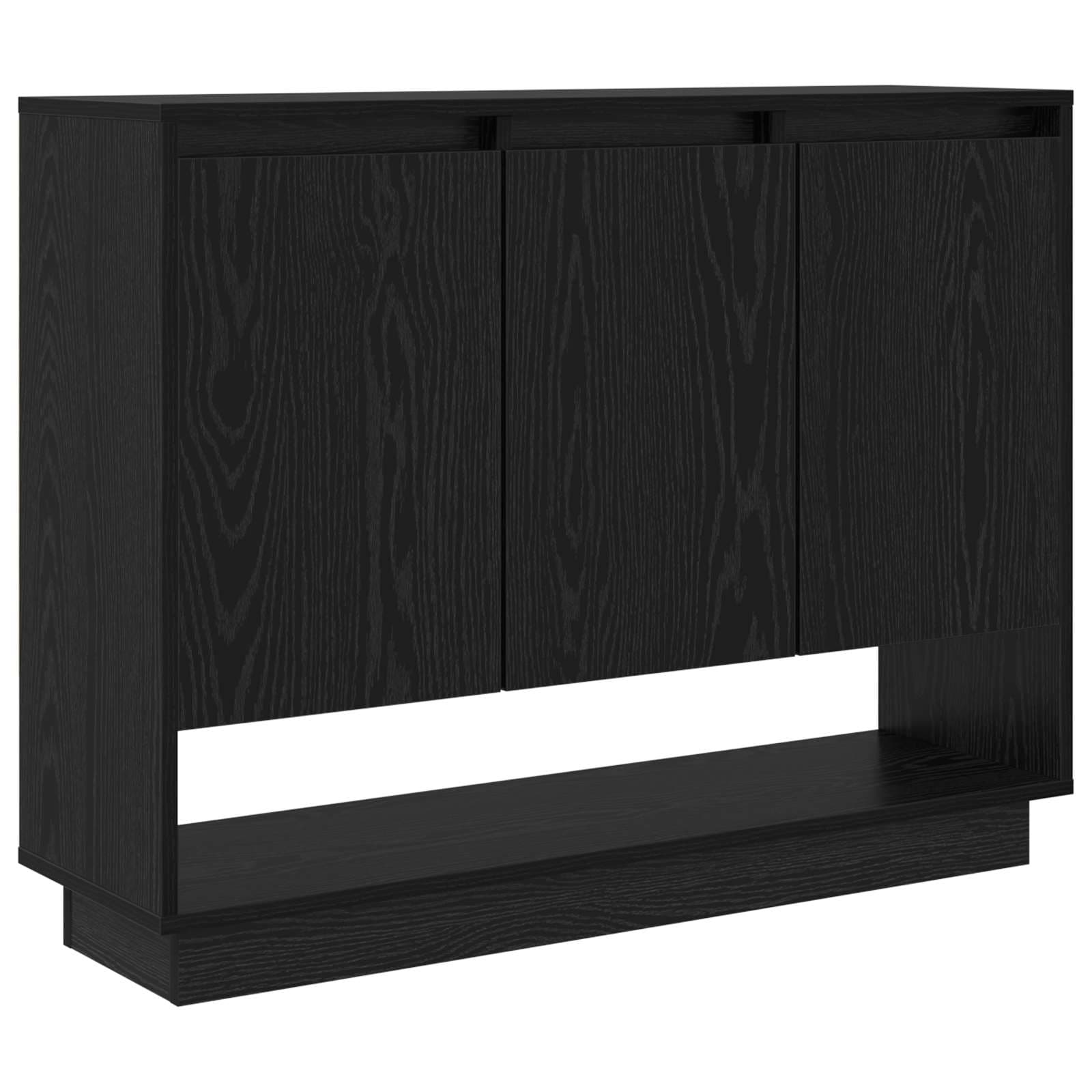 vidaXL Buffet Carvalho Preto 97 x 29 x 75 cm Madeira processada