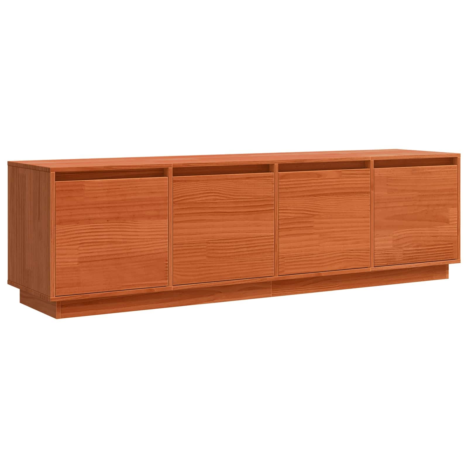vidaXL Móvel para TV Castanho 156 x 37 x 45 cm Madeira Processada - 2594100434