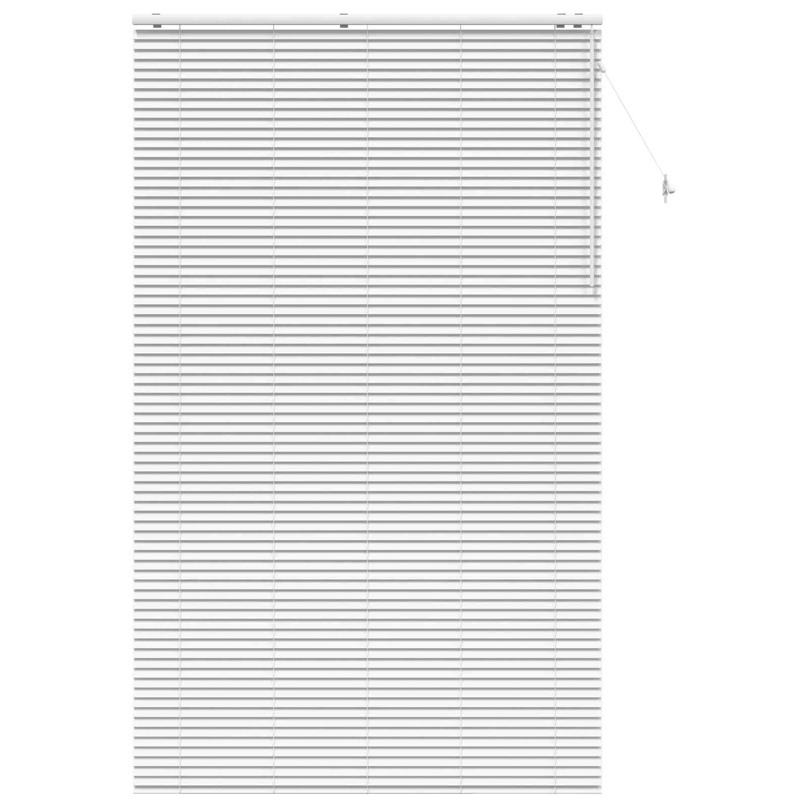 vidaXL Cortina Veneziana Branco 150 x 250 cm 35 mm