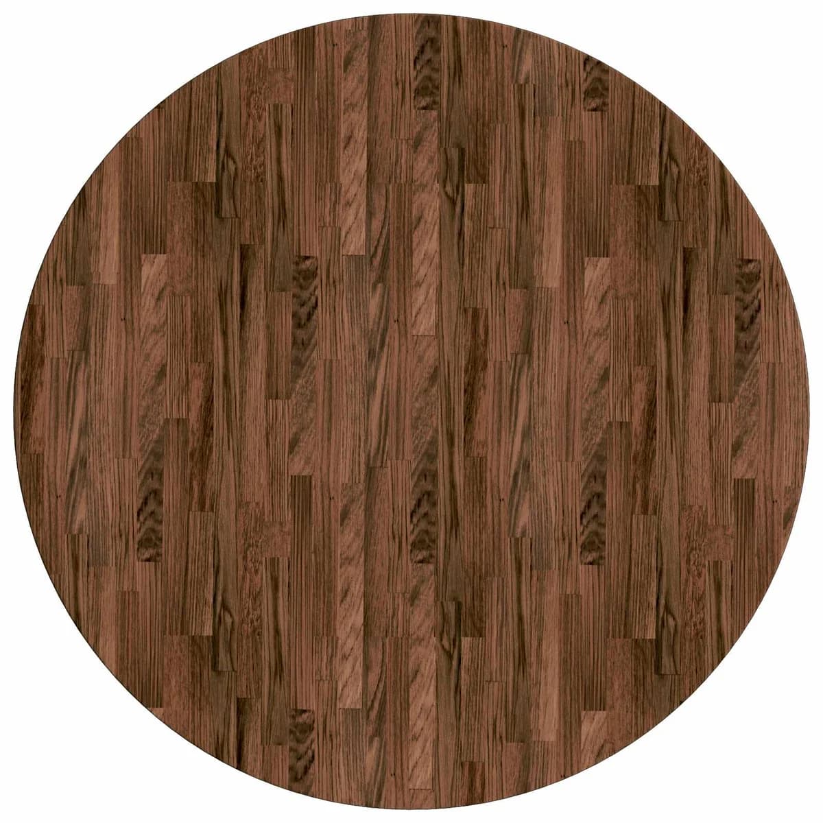 vidaXL Tampo de Mesa Ø 80 x 4 cm Redondo Madeira de Carvalho Sólido