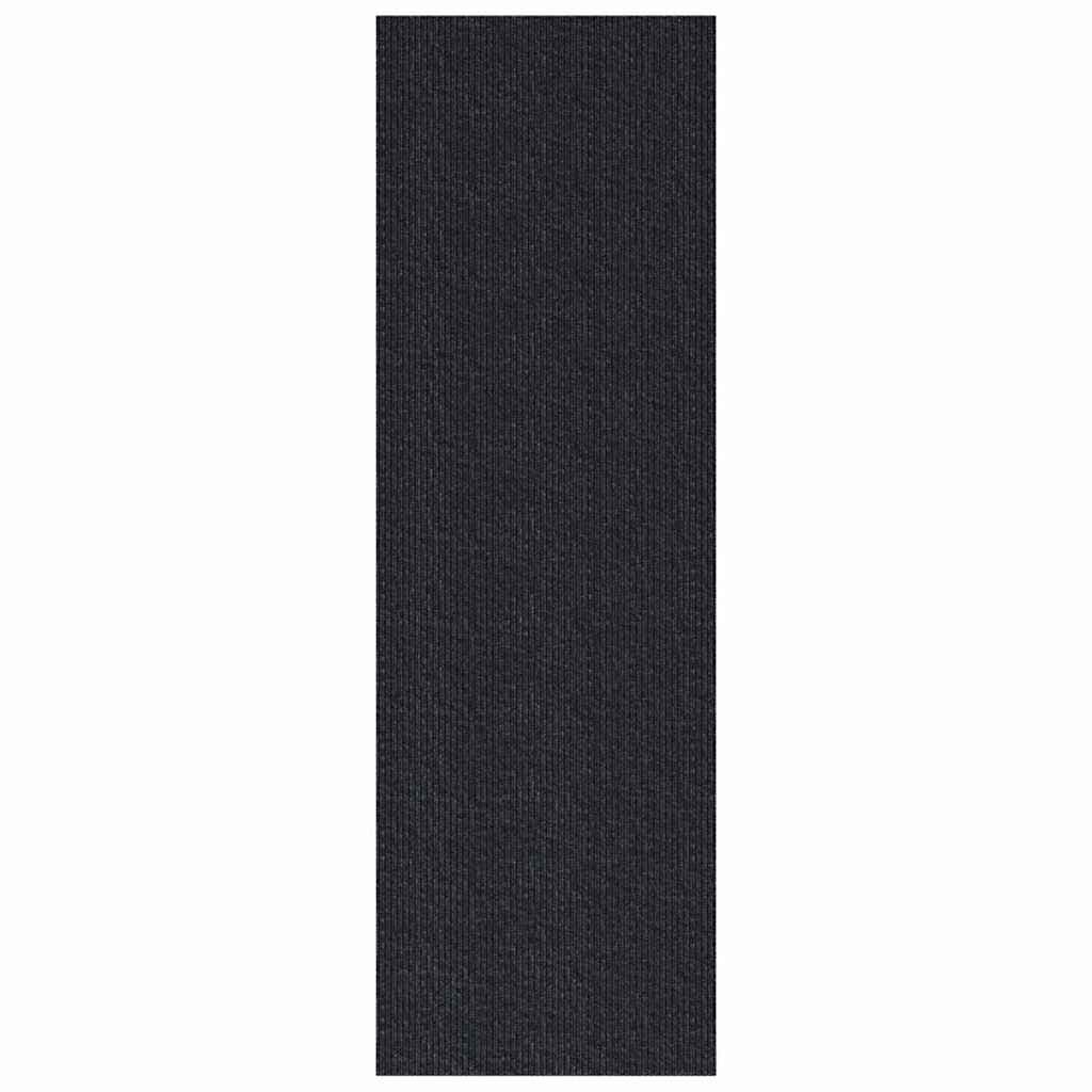 vidaXL Runner de Carpete Antracite 80 x 250 cm tecido