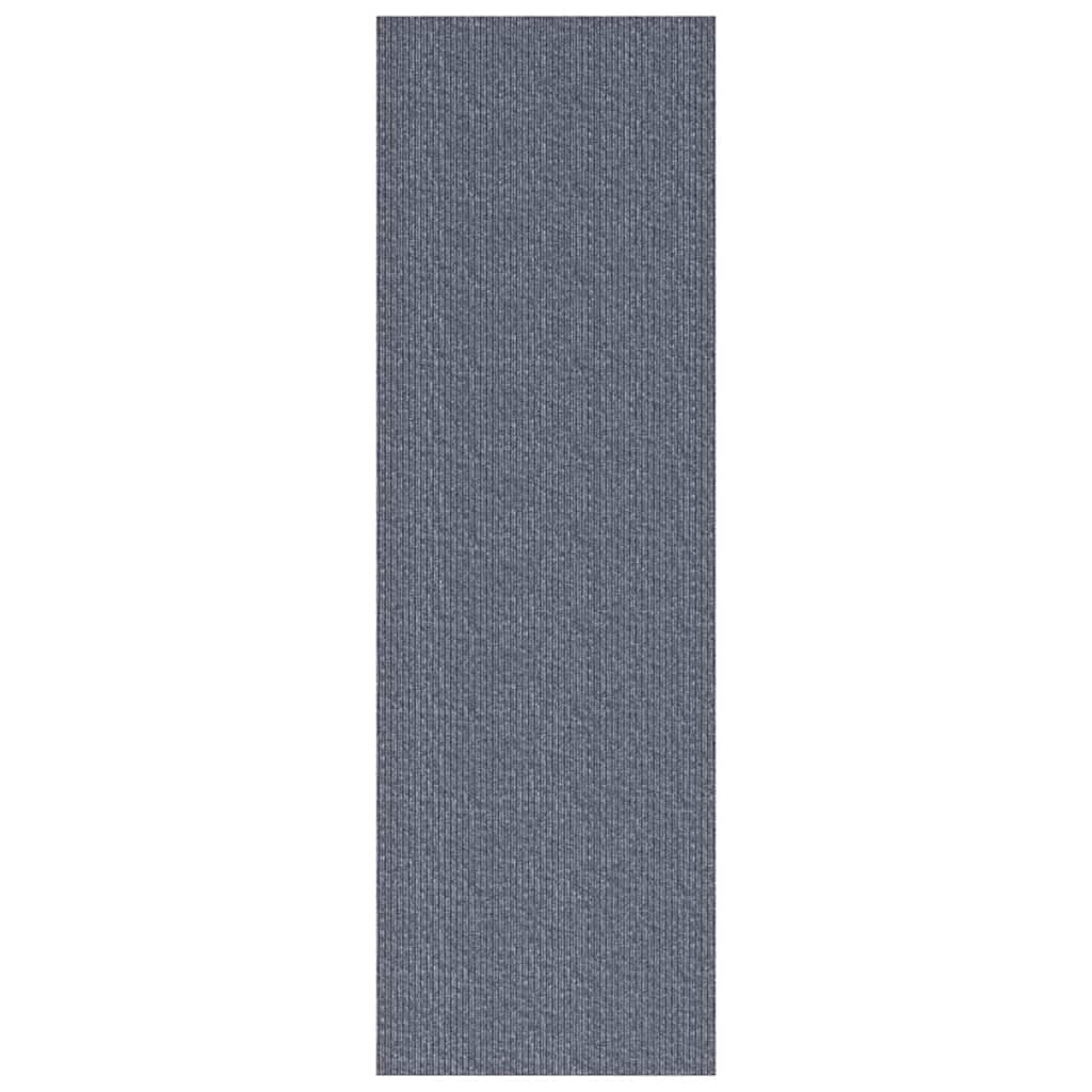 vidaXL Runner de Carpete Cinzento-claro 80 x 250 cm tecido